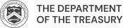 The department of the treasury logo